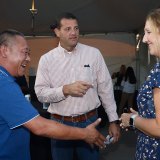Former Congressman David Valadao and wife Terra greeted guests at the annual dinner.